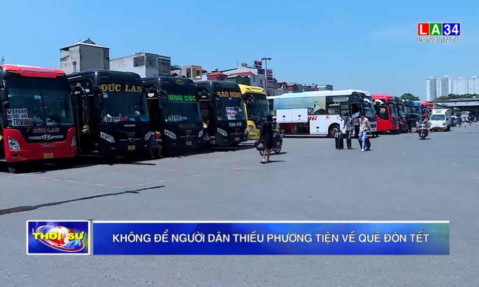 Không để người dân thiếu phương tiện về quê đón Tết