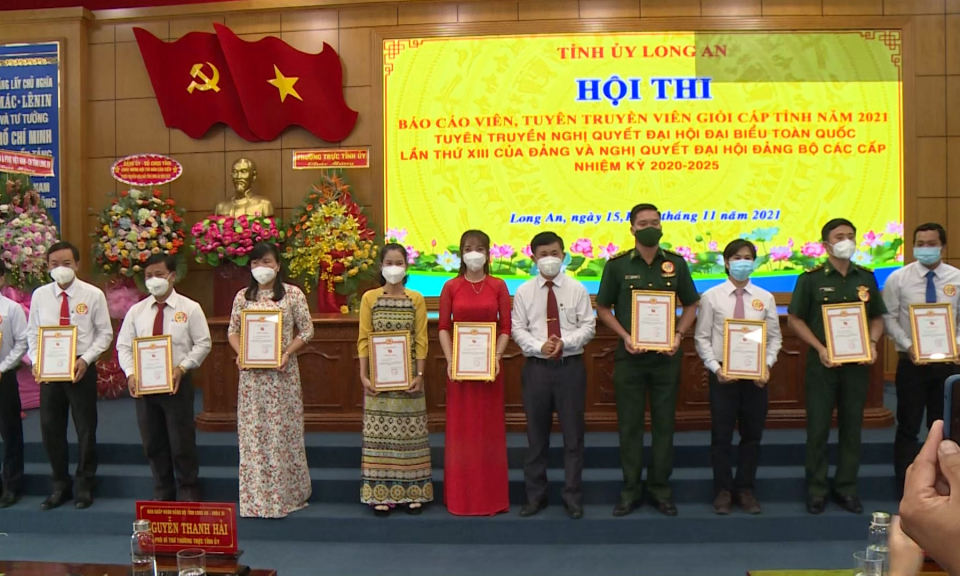 Bế mạc Hội thi Báo cáo viên, tuyên truyền viên giỏi cấp tỉnh