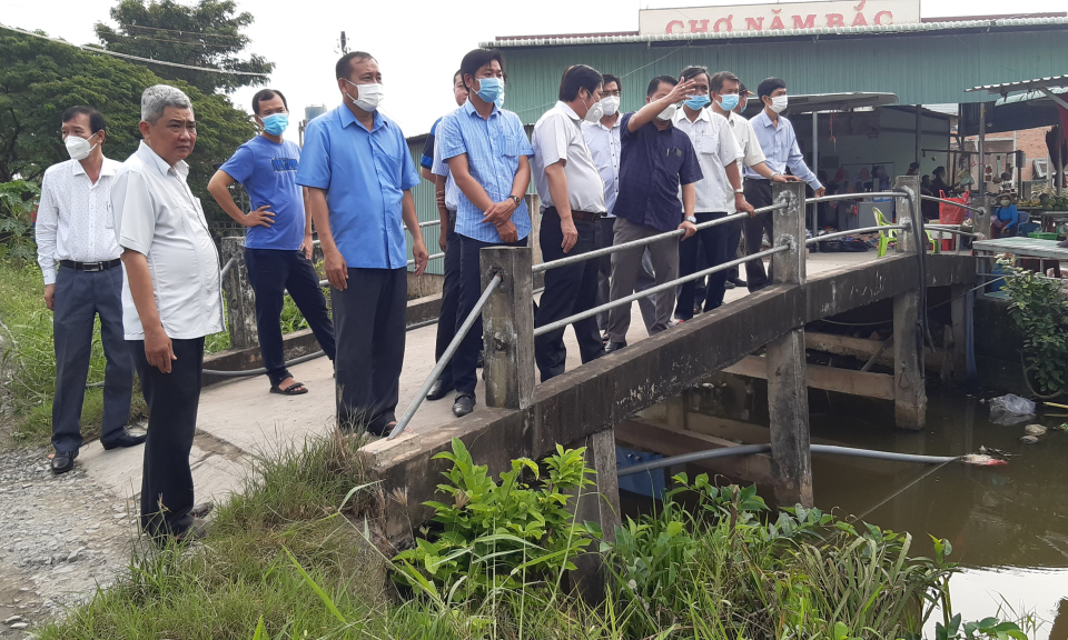 Sở Giao thông-Vận tải Long An làm việc với huyện Châu Thành
