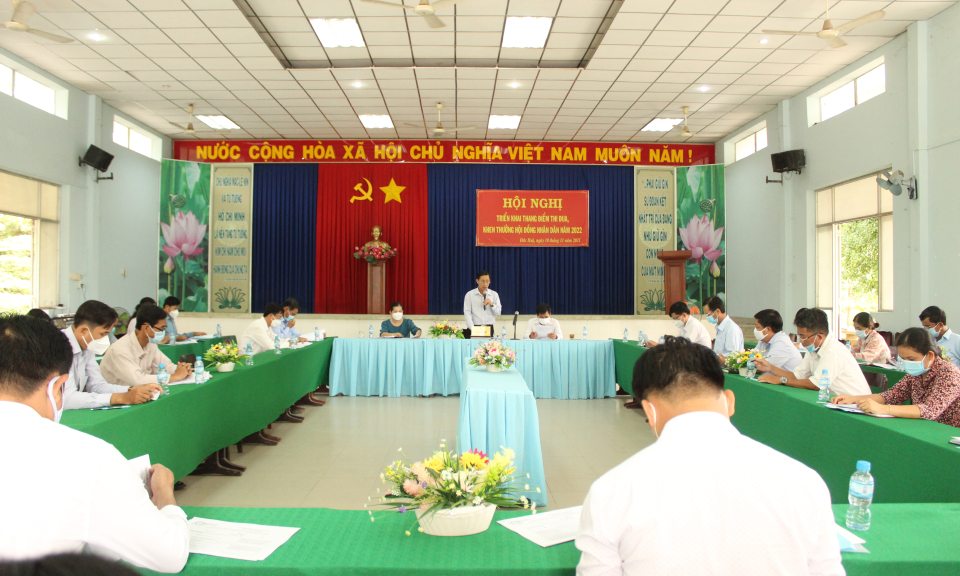 HĐND huyện Đức Huệ triển khai thang điểm thi đua, khen thưởng năm 2022