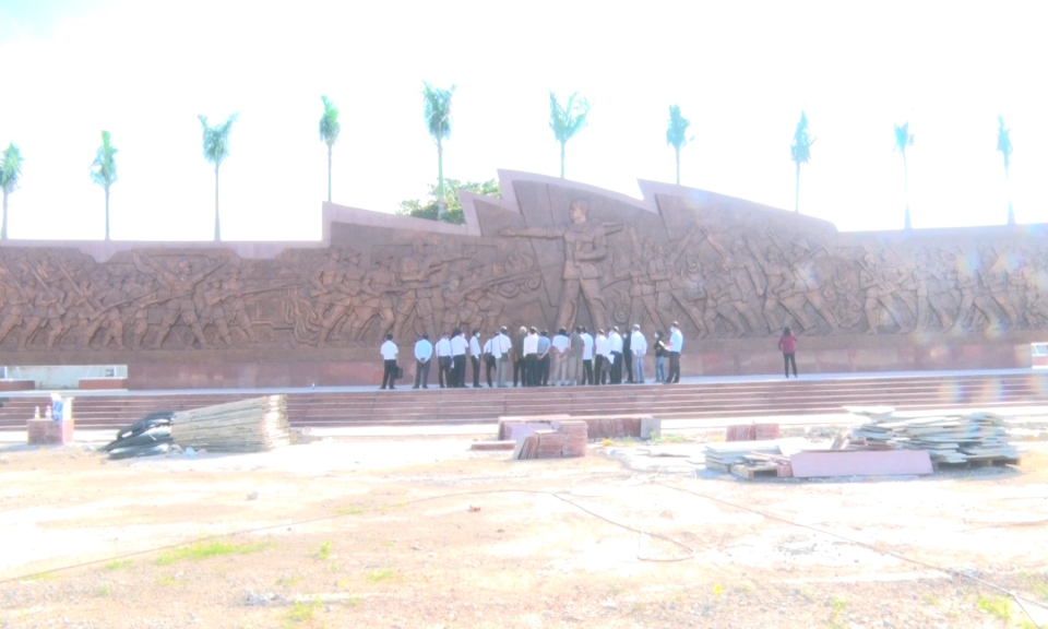 Nghiệm thu công trình phù điêu Châu Văn Liêm