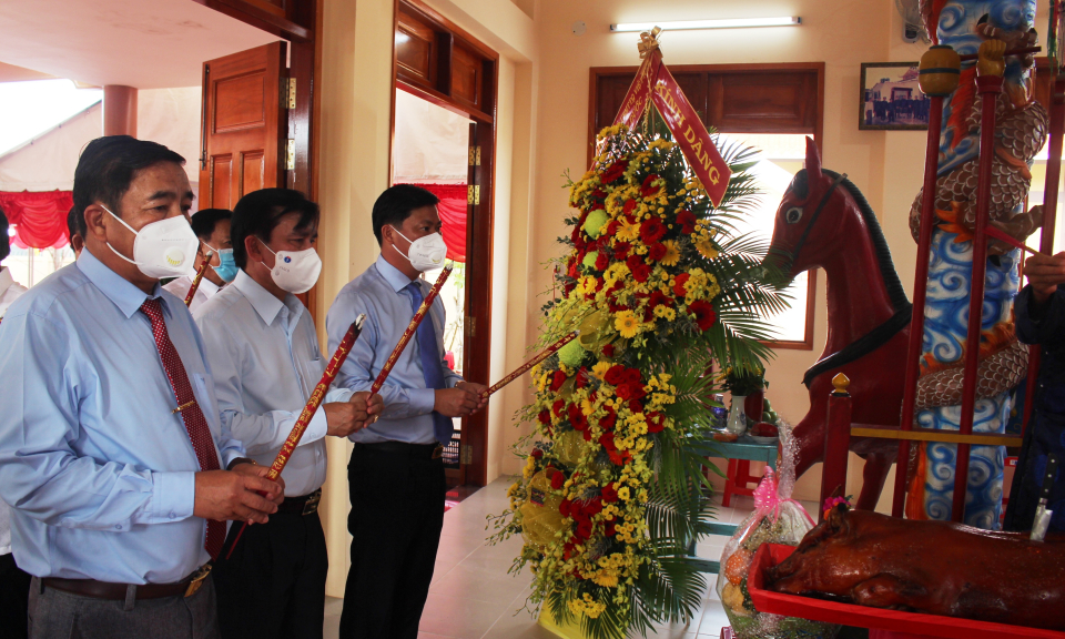 Cần Đước tổ chức giỗ lần thứ 138 Tổng lãnh binh Nguyễn Văn Tiến