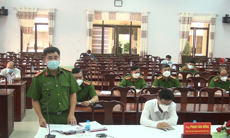Đức Hòa: Hội nghị trực tuyến quán triệt một số văn bản quy phạm pháp luật về PCCC