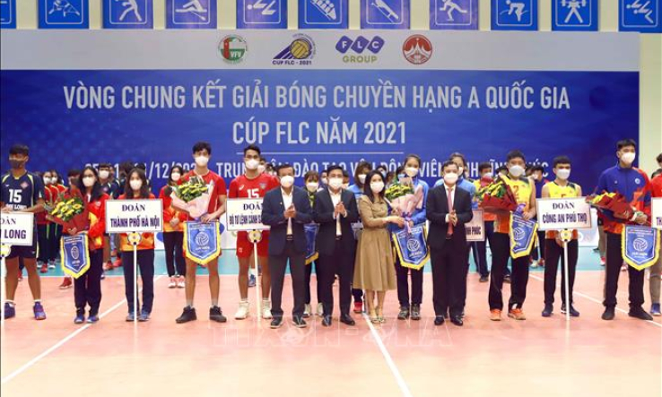 Khai mạc Vòng chung kết Giải Bóng chuyền hạng A quốc gia &#8211; Cúp FLC năm 2021