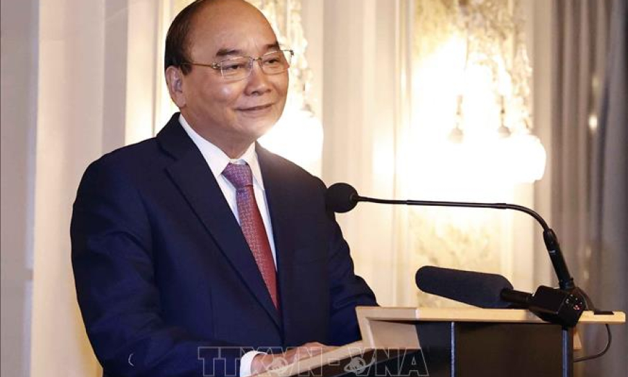 Chủ tịch nước Nguyễn Xuân Phúc tiếp một số doanh nghiệp hàng đầu Thụy Sĩ