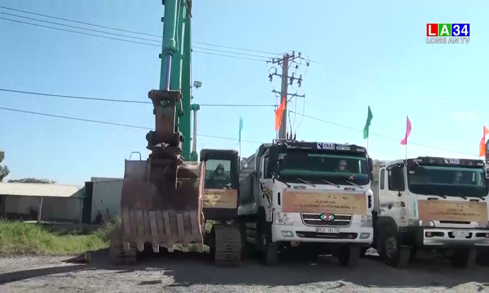 Đức Hòa: Động thổ tuyến phố thương mại