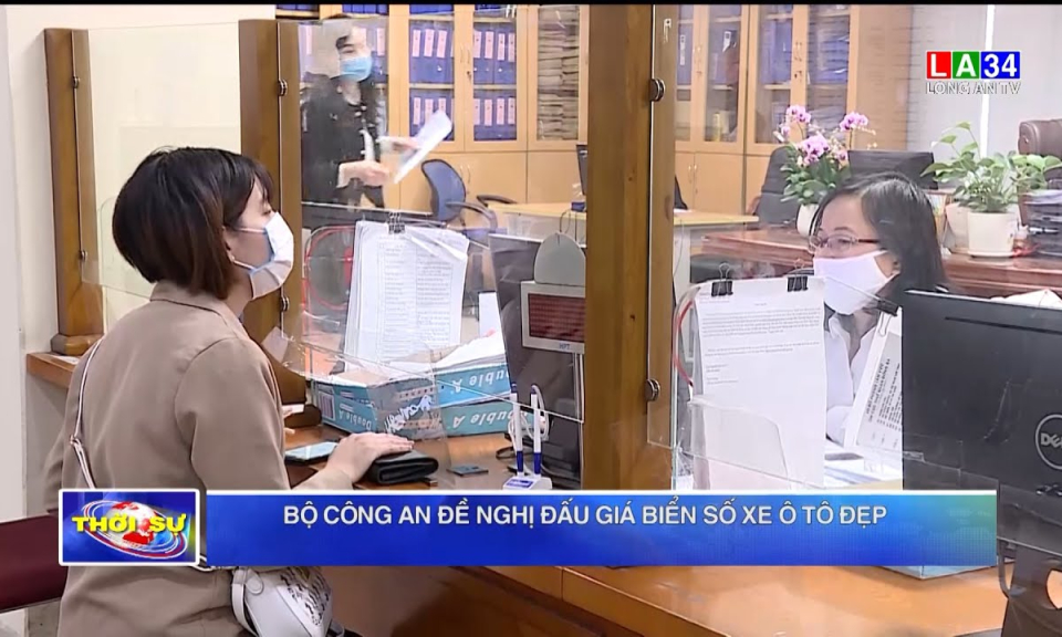Bộ Công an đề nghị đấu giá biển số xe ô tô đẹp