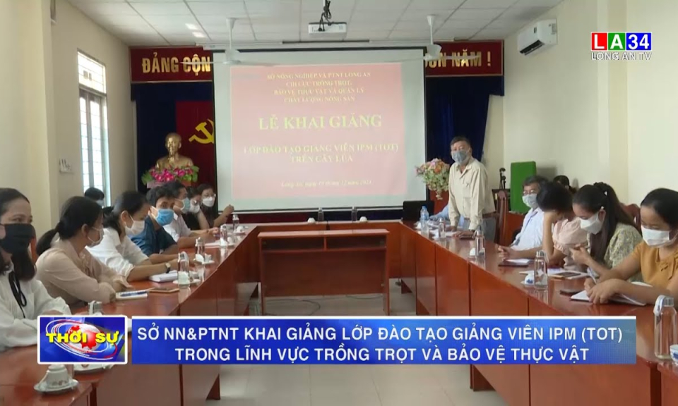 Sở NN&#038;PTNT khai giảng lớp đào tạo giảng viên IPM (TOT) trong lĩnh vực trồng trọt và bảo vệ thực vật