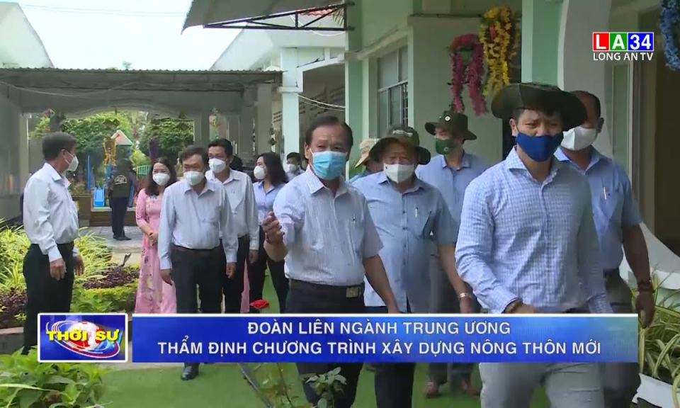 Đoàn liên ngành Trung ương thẩm định chương trình xây dựng nông thôn mới
