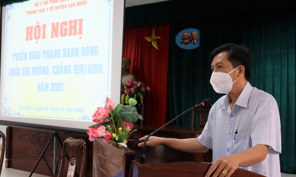 Cần Đước hưởng ứng tháng hành động phòng chống HIV/AIDS năm 2021