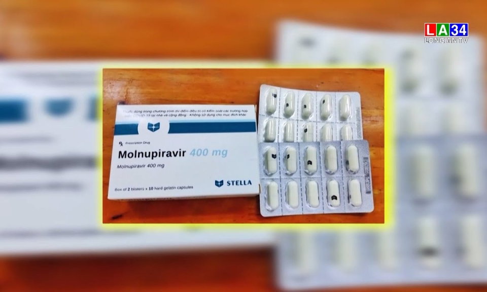 Long An: Trên 10.000 F0 sử dụng thuốc Molnupiravir