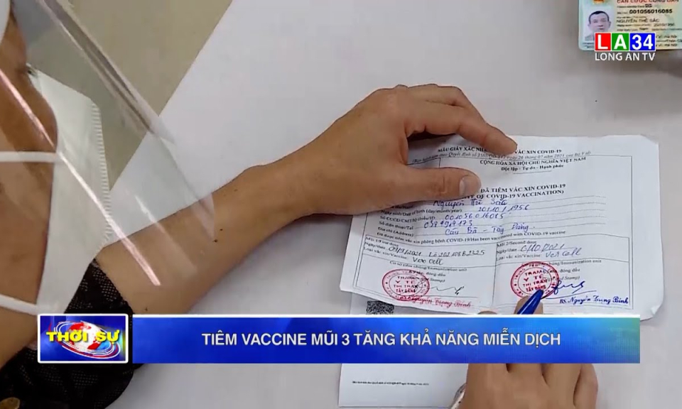 Tiêm vaccine mũi 3 tăng khả năng miễn dịch