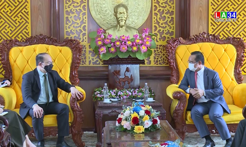 Bí thư Tỉnh ủy Long An &#8211; Nguyễn Văn Được tiếp Tổng Lãnh sự quán Singapore tại thành phố Hồ Chí Minh
