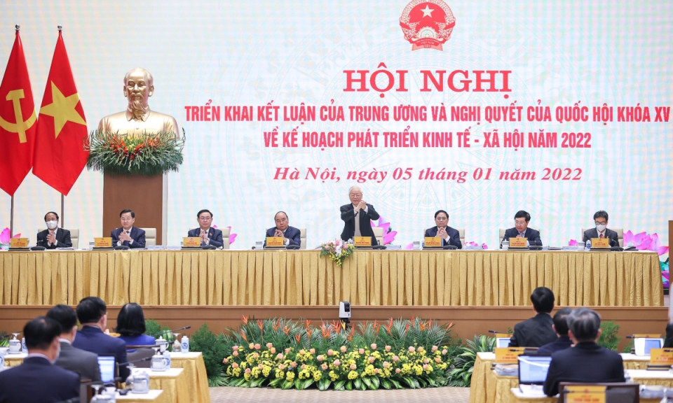 Tổng Bí thư dự Hội nghị Chính phủ với địa phương năm 2022