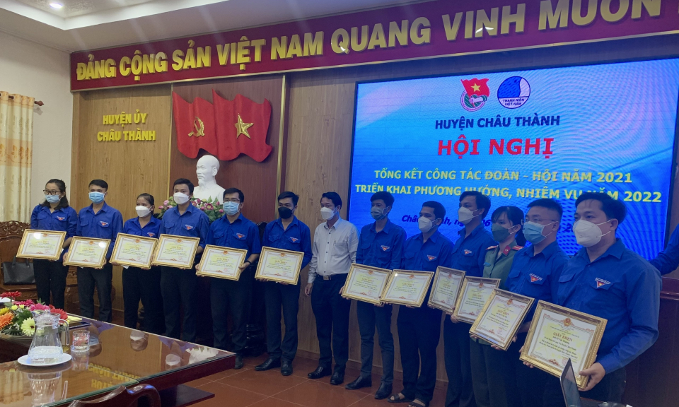 Huyện Châu Thành tổng kết công tác Đoàn và phong trào Thanh thiếu nhi năm 2021