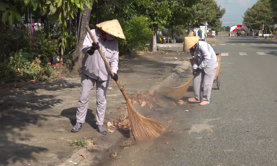 Tân Hưng chỉnh trang đô thị, chuẩn bị đón Tết Nguyên đán