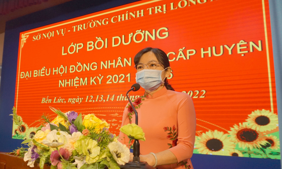 Bến Lức: Lớp bồi dưỡng Đại biểu HĐND cấp huyện, nhiệm kỳ 2021-2026