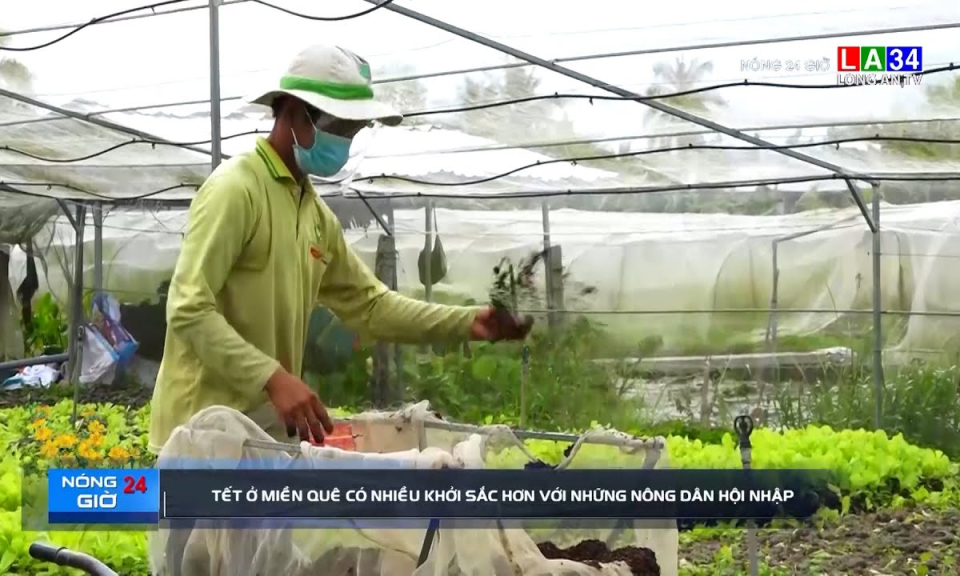 Tết ở miền quê có nhiều khởi sắc hơn với những nông dân hội nhập