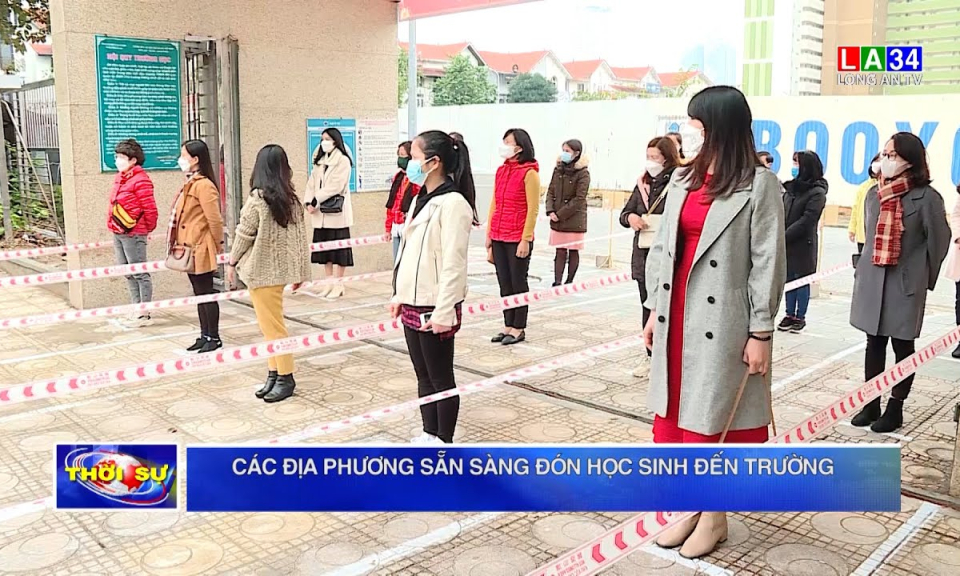 Các địa phương sẵn sàng đón học sinh đến trường