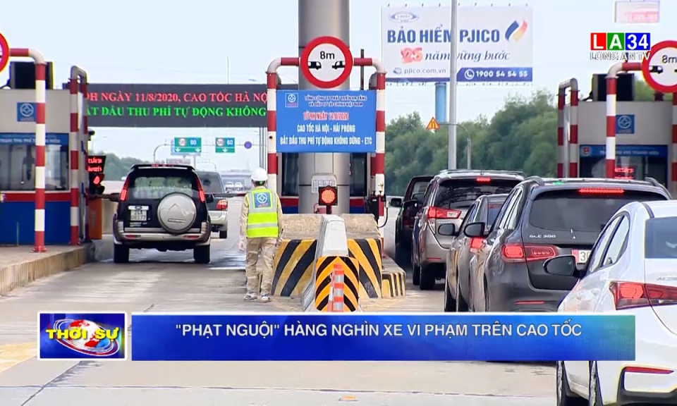 &#8220;Phạt nguội&#8221; hàng nghìn xe vi phạm trên cao tốc