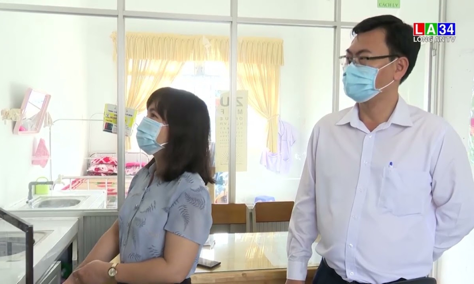 Kiểm tra công tác chuẩn bị cho học sinh mầm non, tiểu học trở lại học tập trực tiếp