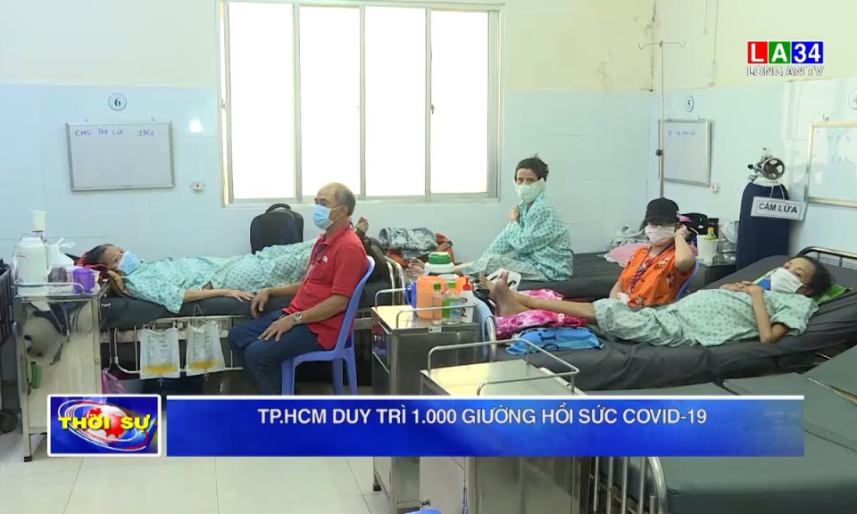 TP.HCM duy trì 1.000 giường hồi sức Covid-19