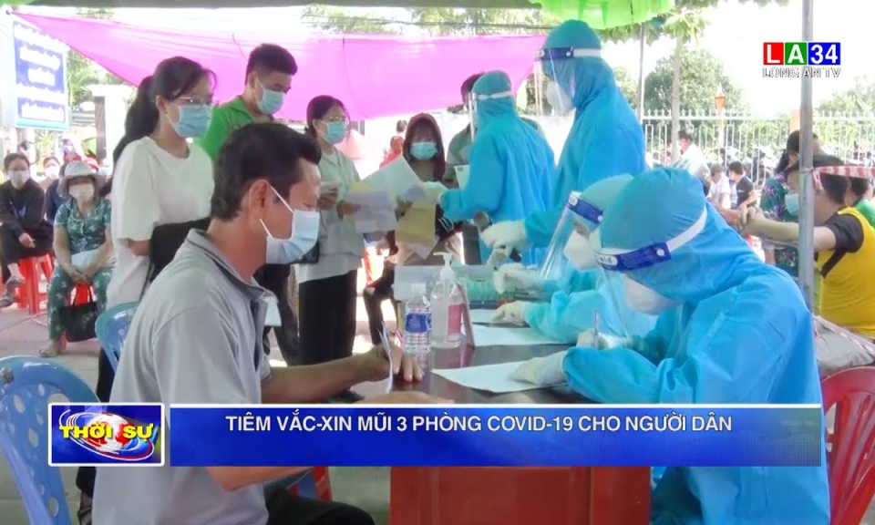 Tiêm vaccine mũi 3 phòng Covid-19 cho người dân