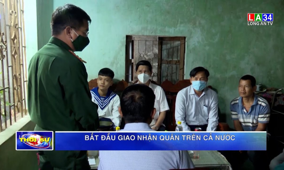 Bắt đầu giao nhận quân trên cả nước