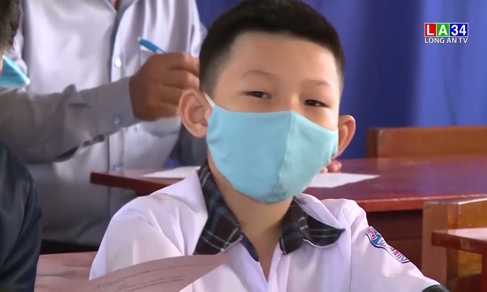 Tỷ lệ học sinh tiểu học ở Long An trở lại trường cao