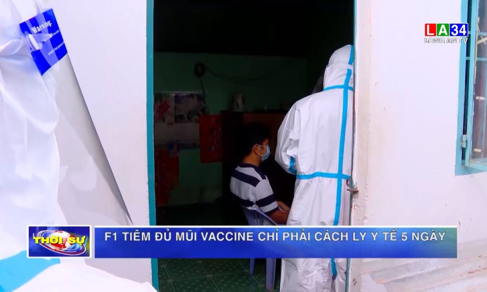 F1 tiêm đủ mũi vaccine chỉ phải cách ly y tế 5 ngày