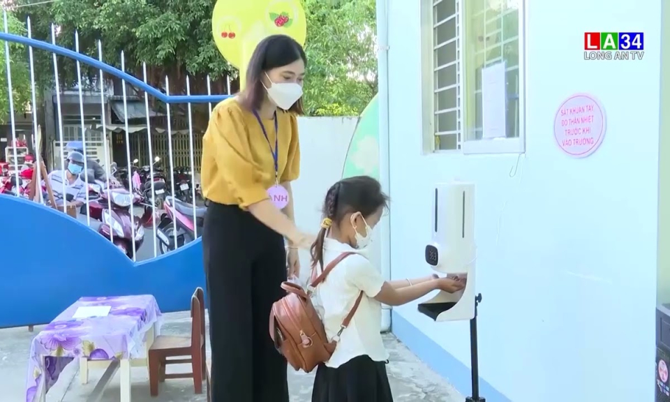 TP.Tân An: Học sinh yên tâm trở lại trường lớp
