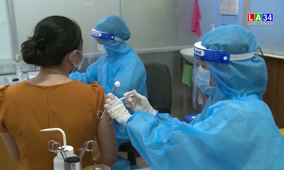 Long An: 13/15 đơn vị cấp huyện thị xã có tỷ lệ sử dụng vaccine trên 95%