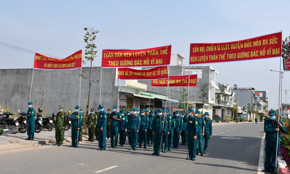 Đức Hòa tổ chức Ngày chạy thể thao CISM và “Ngày chạy Olympic năm 2022