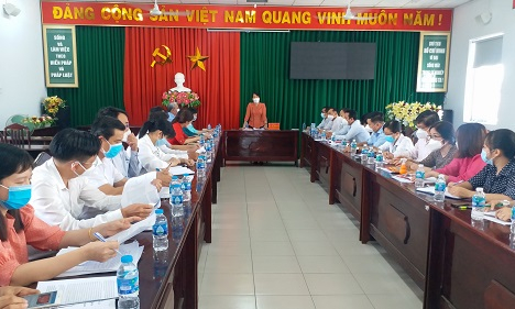 Phó Bí thư Thành ủy Tân An kiểm tra thực hiện Nghị quyết tại Phường 1