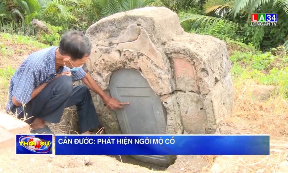 Cần Đước: Phát hiện ngôi mộ cổ