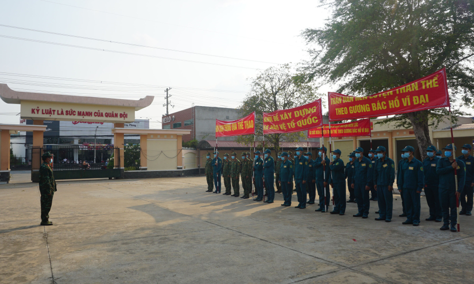 Ban Chỉ huy Quân sự huyện Bến Lức hưởng ứng Ngày chạy thể thao CISM