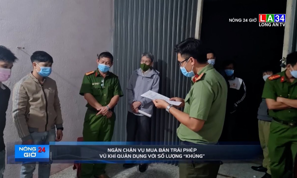 Ngăn chặn vụ mua bán trái phép vũ khí quân dụng với số lượng &#8220;khủng&#8221;