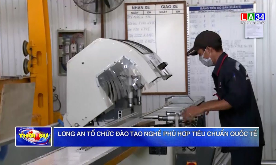 Long An tổ chức đào tạo nghề phù hợp tiêu chuẩn quốc tế