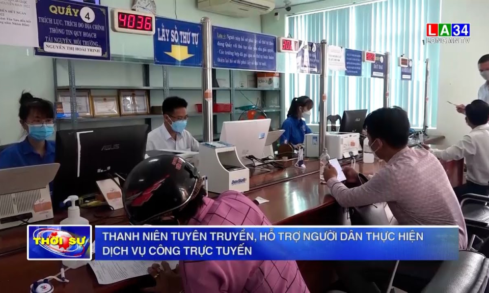Thanh niên tuyên truyền, hỗ trợ người dân thực hiện dịch vụ công trực tuyến