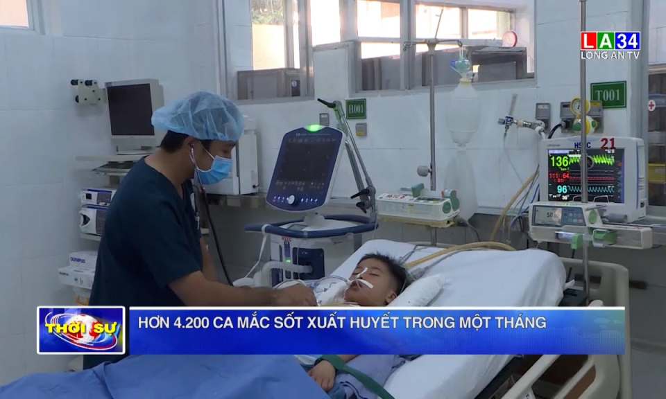 Hơn 4.200 ca mắc sốt xuất huyết trong một tháng