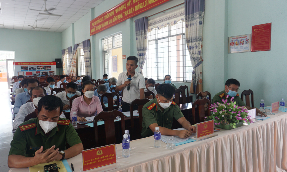 Bến Lức chuyển hóa địa bàn trọng điểm, phức tạp về trật tự, an toàn xã hội xã Long Hiệp 