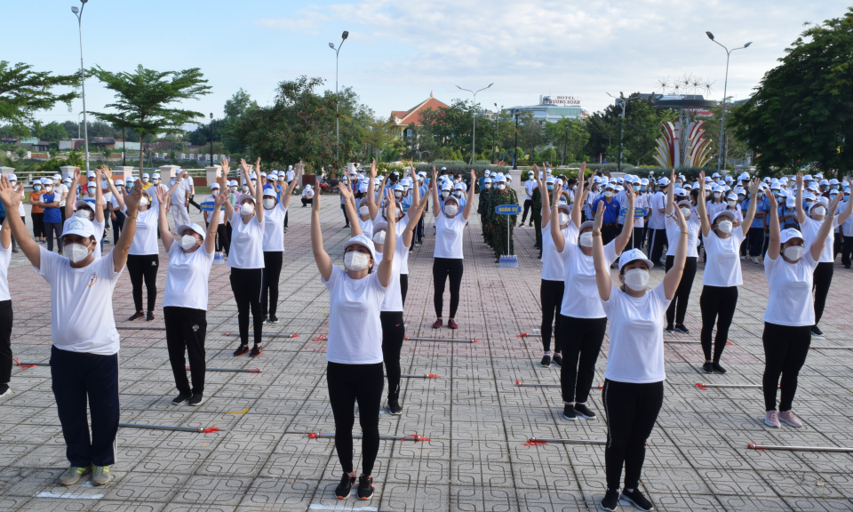 Thạnh Hoá: Ngày chạy Olympic Vì sức khỏe toàn dân