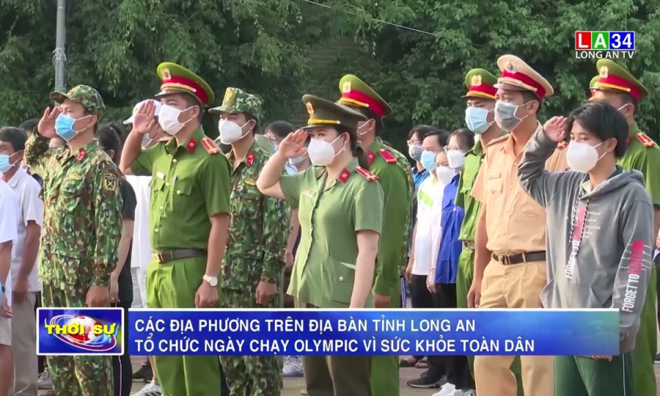 Các địa phương trên địa bàn tỉnh Long An tổ chức ngày chạy Olympic vì sức khỏe toàn dân