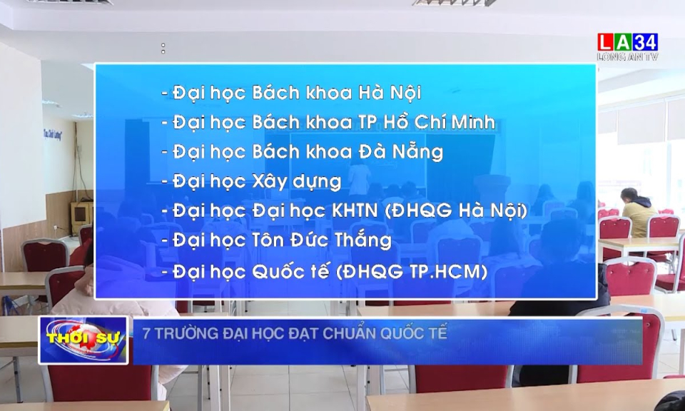 7 trường đại học đạt chuẩn quốc tế 