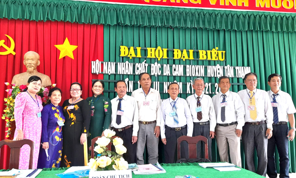 Tân Thạnh: Đại hội Hội Nạn nhân chất độc da cam/DIOXIN 