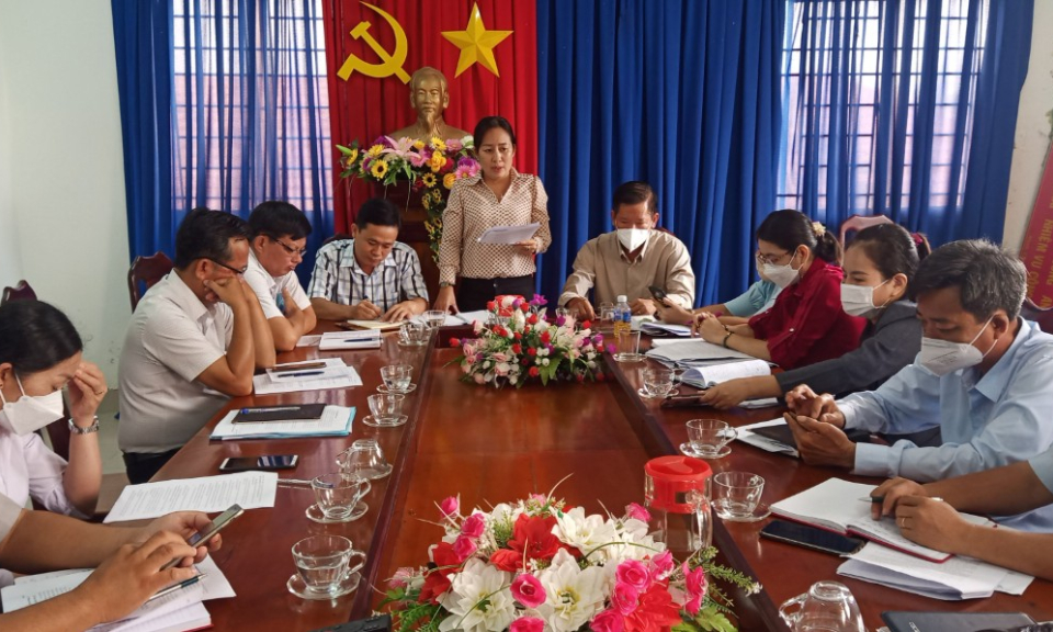 Ban Kinh tế - Xã hội HĐND huyện Tân Hưng giám sát tại xã Vĩnh Châu B