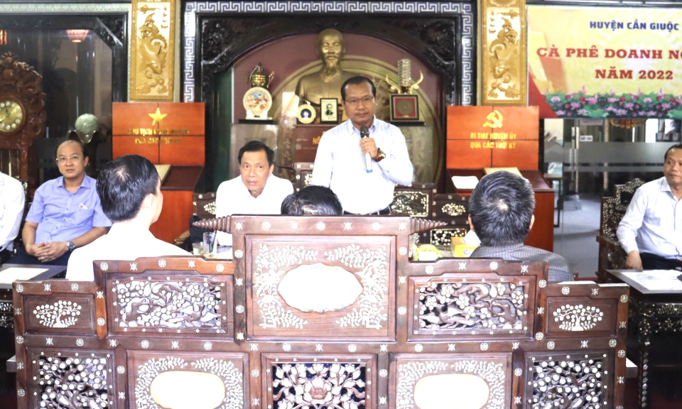 Cần Giuộc chương trình “Cà phê doanh nghiệp”