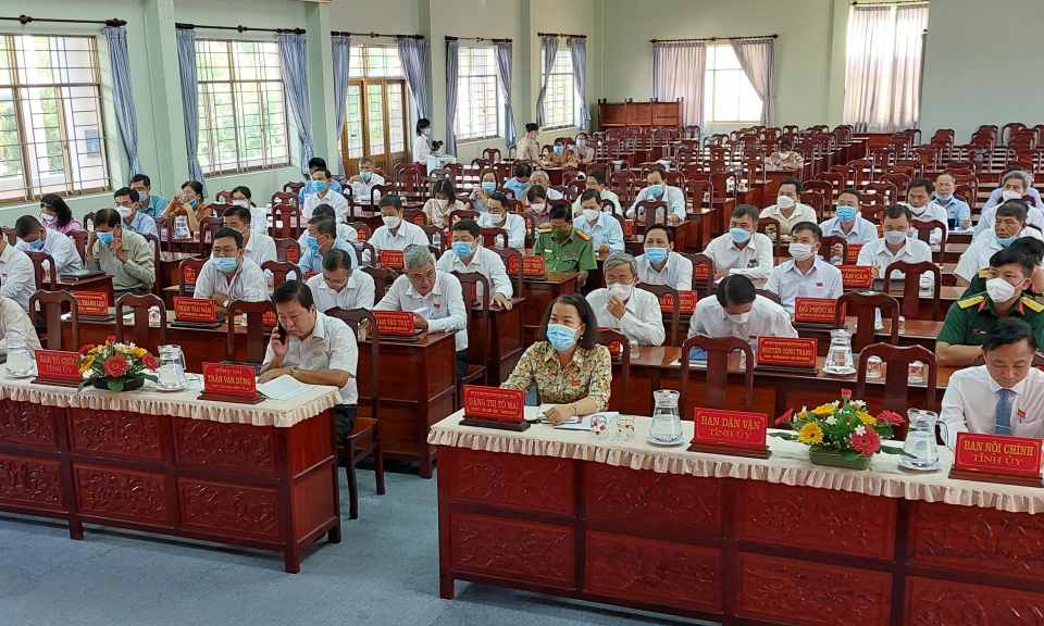 Huyện ủy Châu Thành sơ kết công tác quí I /2022