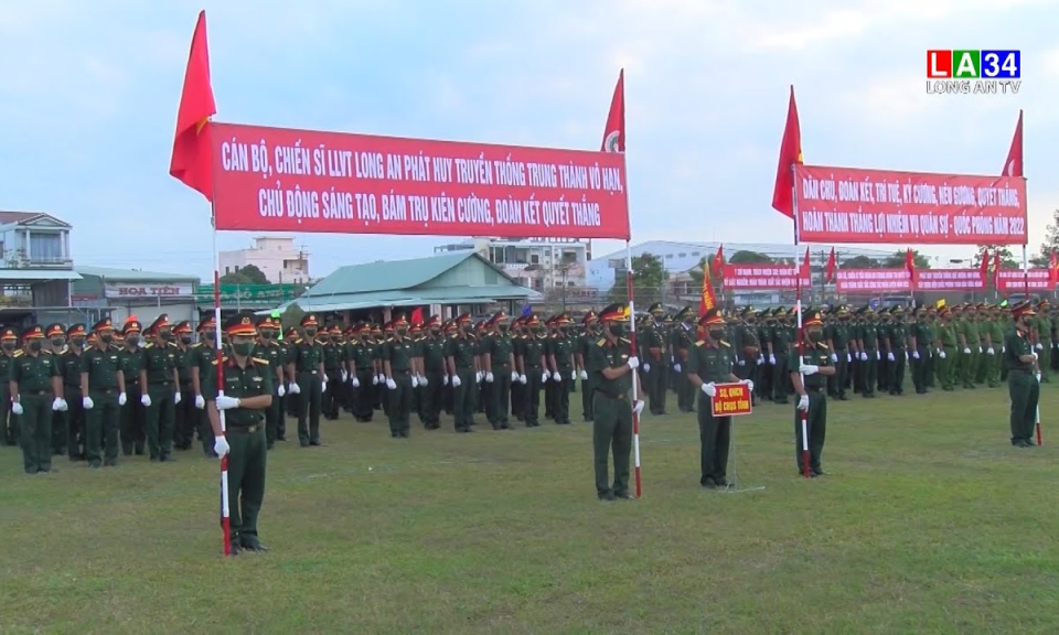 Lực lượng vũ trang tỉnh Long An tổ chức Lễ ra quân huấn luyện năm 2022