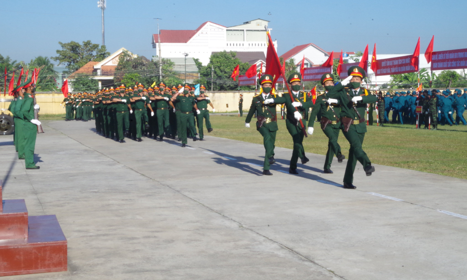 LLVT tỉnh Long An tổ chức Lễ ra quân huấn luyện năm 2022.